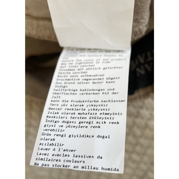 American Heritage Men's Khaki Trouser Pants Size 32 Slim Fit Stretch Beige NEW - Picture 13 of 15